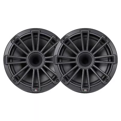 MB Quart NH2-120 Nautic 8 Inch Marine Compression Horn Speakers. Black Silver • $179.99