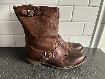 Vintage Shoe Company Leather Boots • $40