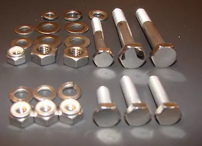 Maico  Polished Stainless Motor Mount Bolt Kit 1955-1981 250 400 440 490 • $29.97