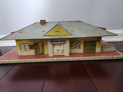 Vintage Marx Train Tin Toy Glendale Depot Train Station • $40