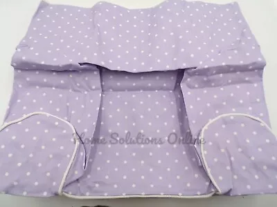 Pottery Barn Dot My First Toddler Anywhere Chair Slipcover ONLY Lavender #1244D • $58.65