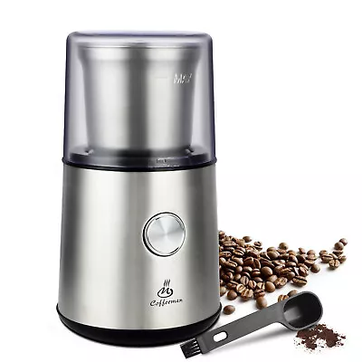 Electric Coffee Grinder Grinding Machine Coffee Bean Spice Nut Grinder 200W 240V • $59.03