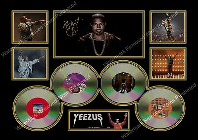 Kanye West Ye Signed Graduation Yeezus  Limited Edition A4 Music Photo Print  • £8.69