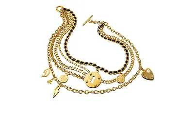 Dolce & Gabbana D&G Women's Gold Tone Necklace Multiple Chain DJ0507  • £330