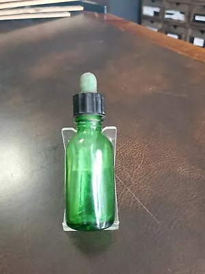 Vintage Green Glass Medicine Bottle Eye Medicine Dropper • $4.99