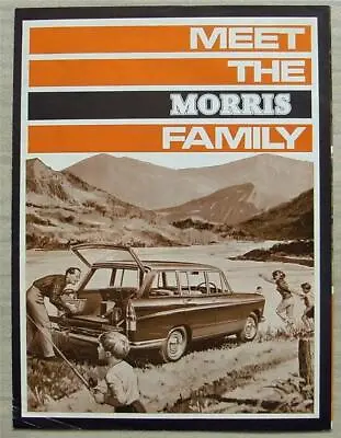 MORRIS MINOR 1000 SALOON & TRAVELLER In Range Car Sales Brochure 1966 #H&E6564 • $14.91