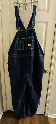 Roundhouse Denim Overalls Men's Size 50x30 • $10.50