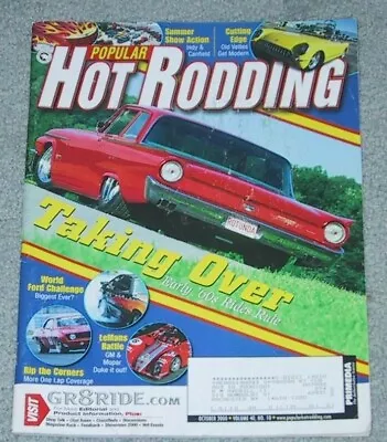 Popular Hot Rodding 2000 Oct - A-990 Hemi Cuda Convertible • $8.95