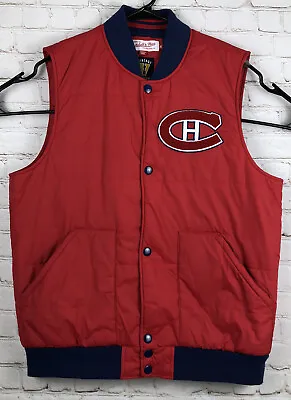 Mitchell And Ness Montreal Canadians NHL Insulated Vest - Men's Size Medium • $33.52