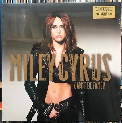 Miley Cyrus - Can't Be Tamed (LP) Limited Gold And Black Dipped Vinyl IN HAND • $47.99