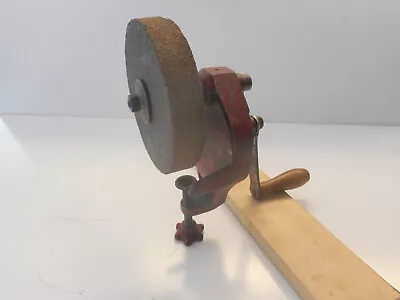 Vintage Antique Hand Crank Grinding Wheel 5  • $19.95