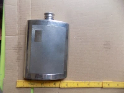 £1.99 • Buy Vintage  Pewter 6oz Hip Flask, Sheffield England, Not Engraved