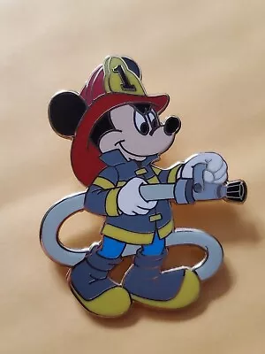 2009 Disney Pin Mickey Fire Fighter #1 On Hat Htf • $29