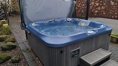 Jacuzzi Hot Tub J345 - Blue  4-5 Person Steps Cover Stereo Working • £330.18