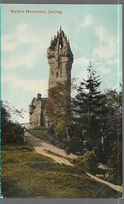 Very Nice Old Postcard - Wallace Monument - Stirling - Stirlingshire 1920 • £1.89