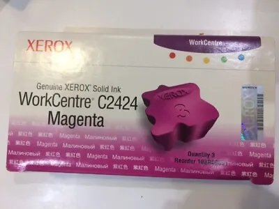 GENUINE XEROX WorkCentre C2424 Magenta 108R00663 (sealed Box) Brand New 3 Pack • £18.50