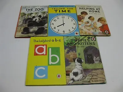 Vintage Ladybird Books A.b.c Telling The Time Puppies & Kittens 563 622VGC • £19.99