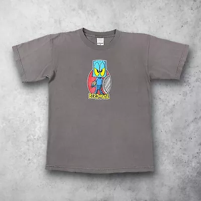 Vintage Birdhouse Robot Skateboard Tony Hawk T-Shirt Gray Sz Large 90s USA Made • $249.99