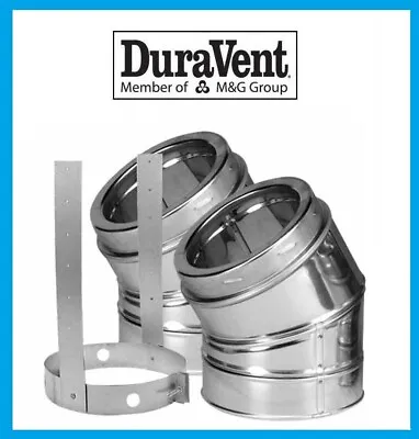 DURAVENT 6  DuraTech 30 Degree Stainless Steel Elbow Kit #6DT-E30KSS NEW! • $499.99