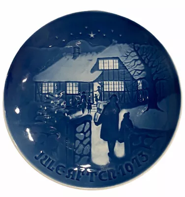 Royal Copenhagen B&G “Country Christmas” 1973 Limited Christmas Collector Plate • $8.49