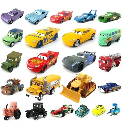 $6.99 • Buy 1:55 Disney Pixar Cars Kid Metal Diecast Car Toy Lightning McQueen Jackson Storm