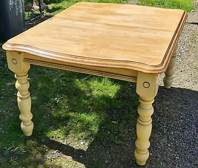 £395 • Buy Large Victorian Style Farmhouse Scrub Top Kitchen/dining Table.