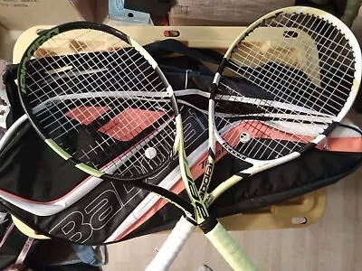 Babolat Pure Aero & C-Drive 102 Tennis Racquet With Double Racquet Bag New • $199.99