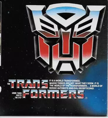 Transformers Original G1 1985 Insert Catalog Check List Booklet • $11