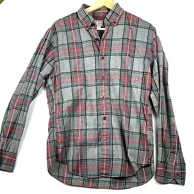 Tailored By J. Crew Men's Plaid Button-Up Collared Shirt Sz Small EUC  • $25