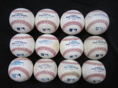 Dozen Rawlings Official Major League Game Baseballs Manfred Jr MLB Lot 12 • $90