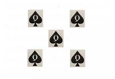 Mini Queen Of Spades Style 2 QOS Temporary Tattoo BBC Hotwife FREE P&P- Pack 5 • £6.95