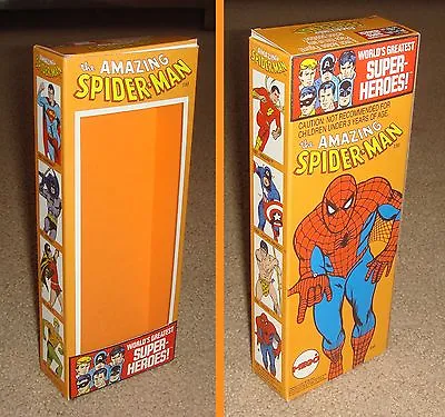 Mego 8  Spiderman Box Only • $14.50