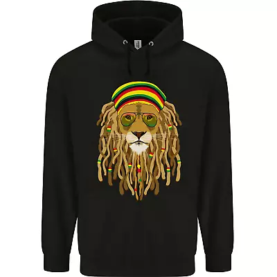 Dreadlock Rasta Lion Jamaica Jamaican Mens 80% Cotton Hoodie • £19.99