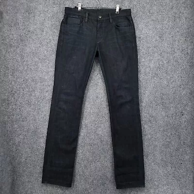 J Brand Jeans Mens 31x34 Clean Kane Legend Dark Wash Zip Fly Blue Denim • $39.99