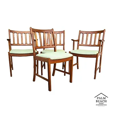 Johannes Andersen Teak Dining Chairs For Uldum Møbelfabrik - Set Of 4 • $2795