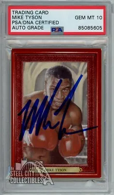 Mike Tyson 2010 Sportkings Ringside Mecca Promo Autograph Card PSA/DNA 10 • $197.95