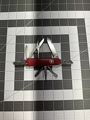 Victorinox Super Tinker Swiss Army Pocket Knife Red 91MM 4751  • $26