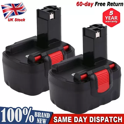 £25.89 • Buy 2X For Bosch 14.4V 4.8Ah Battery BAT038 BAT040 BAT140 2607335533 PSR1440 GDS GSR