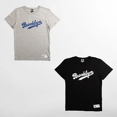 Majestic Athletic Lunay Tee Brooklyn Dodgers Major League Baseball T-Shirt Top • £14.93