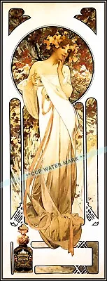 Perfume Sylvanis Essence 1899 Vintage Poster Print Retro Style Mucha Art • $26.89