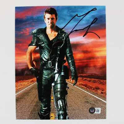 Mel Gibson Signed Photo 8x10 Mad Max - COA BAS • $1235