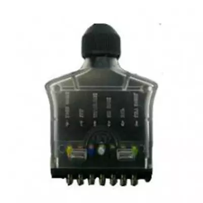 $21.25 • Buy Manutec Trailer Flat 7 Pin Male Trailer Plug - Clear Plastic