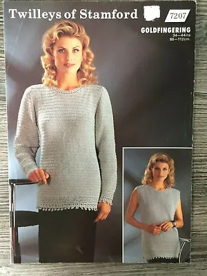 £2.80 • Buy Twilleys Crochet Pattern: Ladies Top & Tunic Sweater, Goldfingering 34-44  7207