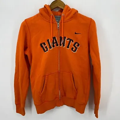 Nike Hoodie Women's L Orange San Francisco Giants Full Zip Pockets Logo • $9.98