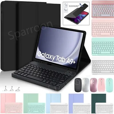Bluetooth Keyboard & Case Cover & Mouse For Samsung Galaxy Tab A9/A9 Plus Tablet • $10.99