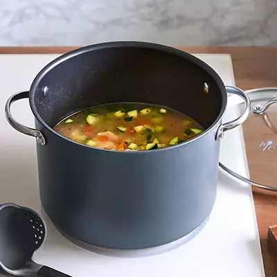 PAMPEREDCHEF 8-QT. (7.6-L) Brilliance Nonstick Stock Pot 100735. Free Shipping • $111