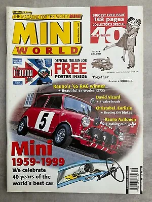 Mini World Magazine - September 1999 - Ex-Works 1275S 4-Valve Heads Mini 35 • £7.99