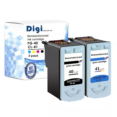 PG-40 CL-41 Ink Cartridge Replacement For Canon PIXMA IP1600 IP1700 IP1800 MP450 • $14.95