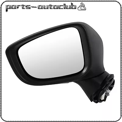 Side Mirror Driver Left For MAZDA 3 2017-19 Black Power Turn Signal Light 5 Wire • $49.99