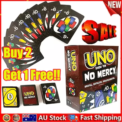 UNO- Show ‘em No Mercy Card Game WZ • $11.38